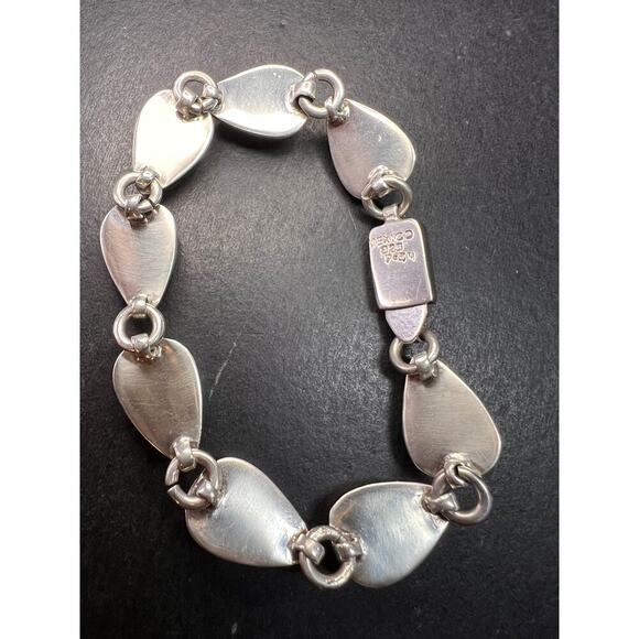 Vintage Taxco Mexico Sterling silver bracelet - Picture 10 of 16